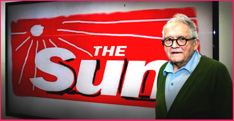 David Hockney’s masthead redesign for The Sun newspaper