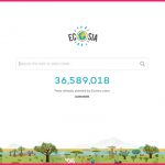 Ecosia – The Search Engine donating 80% of its income to non-profits.
